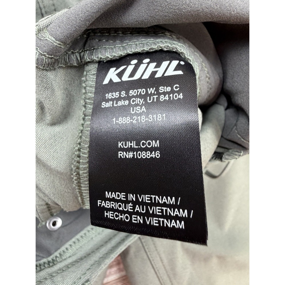 NEW  Kuhl Women's Trekr Pants‎ W/Capri Conversion Olive Green 14P Hike Gorpcore - Picture 15 of 16